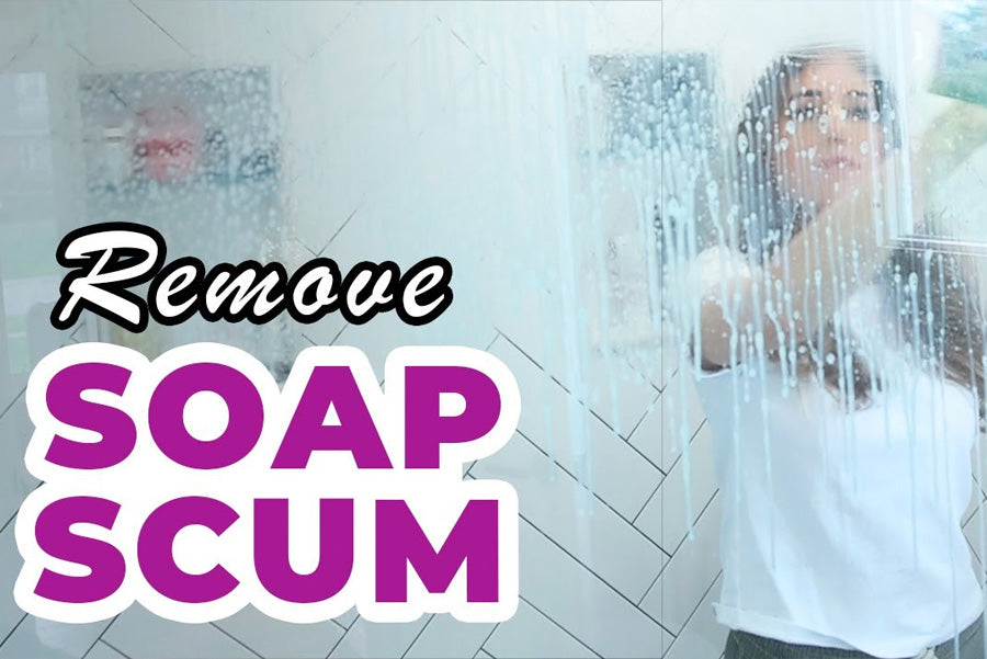 How to Remove Soap Scum from Glass Showers!